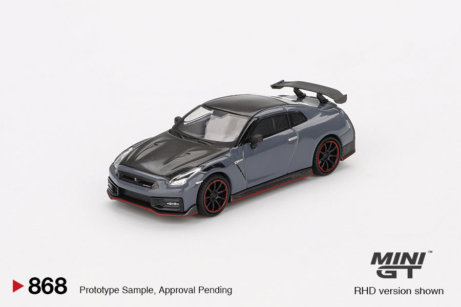 Mini GT 1/64 Nissan GT-R Nismo (R35) 2024 Stealth Gray - MGT00868