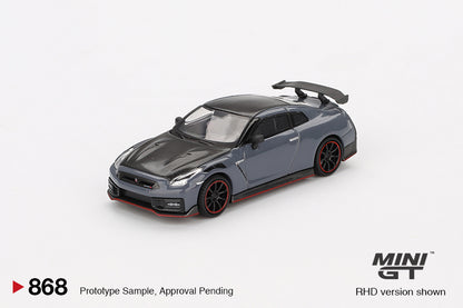 Mini GT 1/64 Nissan GT-R Nismo (R35) 2024 Stealth Gray - MGT00868