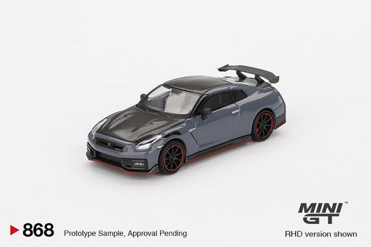 Mini GT 1/64 Nissan GT-R Nismo (R35) 2024 Stealth Gray - MGT00868