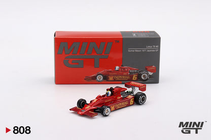 Mini GT 1/64 Lotus 78 #6 Gunnar Nilsson 1977 Japanese GP Red - MGT00808
