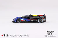 Mini GT 1/64 Cadillac V-Series.R #2 Cadillac Racing 2023 Le Mans 24 Hrs 3rd Place Blue & Black