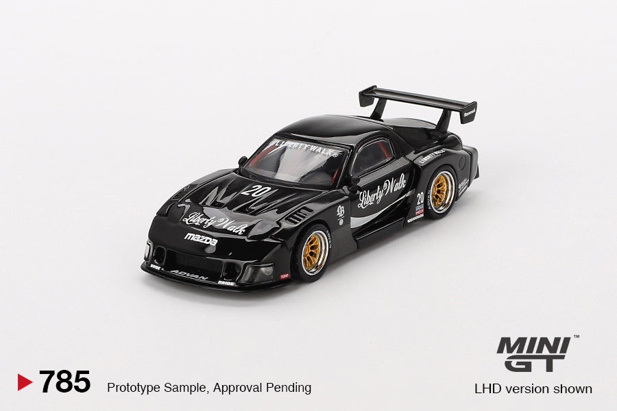 Mini GT 1/64 MAZDA RX-7 LB-Super Silhouette Liberty Walk Black