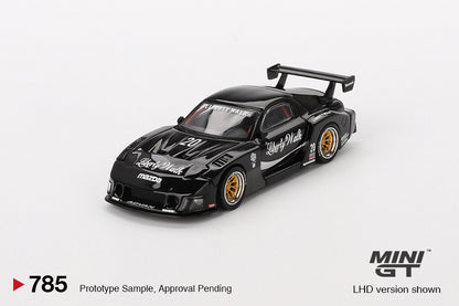 Mini GT 1/64 MAZDA RX-7 LB-Super Silhouette Liberty Walk Black