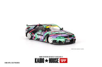 Mini GT x Kaido House 1/64 Nissan Skyline GT-R (R33) HKS V1 Green - Damaged Box