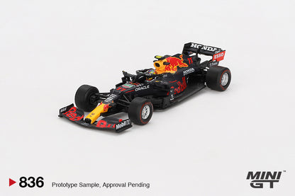 Mini GT 1/64 Red Bull RB16B #11 2021 Azerbaijan Grand Prix Winner Sergio Pérez Black