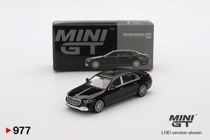 Mini GT 1/64 Mercedes-Maybach S 680 Black - MGT00977