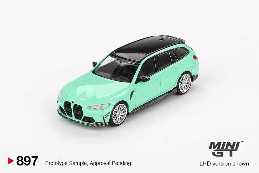 Mini GT 1/64 BMW M3 M Performance Touring Mint Green - MGT00897