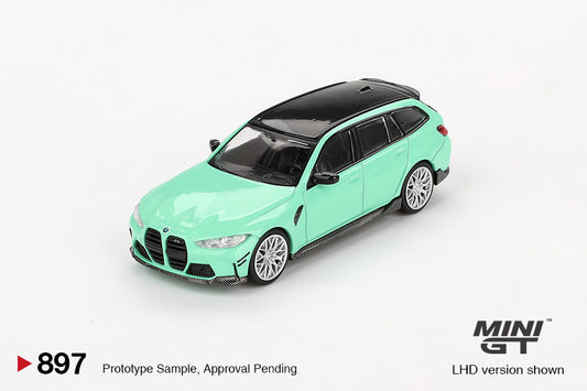 Mini GT 1/64 BMW M3 M Performance Touring Mint Green - MGT00897