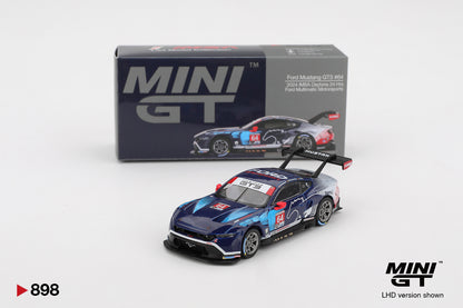 Mini GT 1/64 Ford Mustang GT3 #64 2024 IMSA Daytona 24 Hrs Ford Multimatic Motorsports Blue - MGT00898
