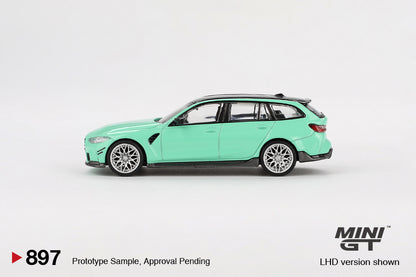 Mini GT 1/64 BMW M3 M Performance Touring Mint Green - MGT00897
