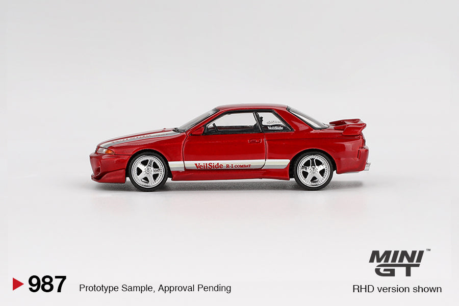 Mini GT 1/64 Nissan Skyline GT-R (R32) VeilSide Combat C-I Gem Red