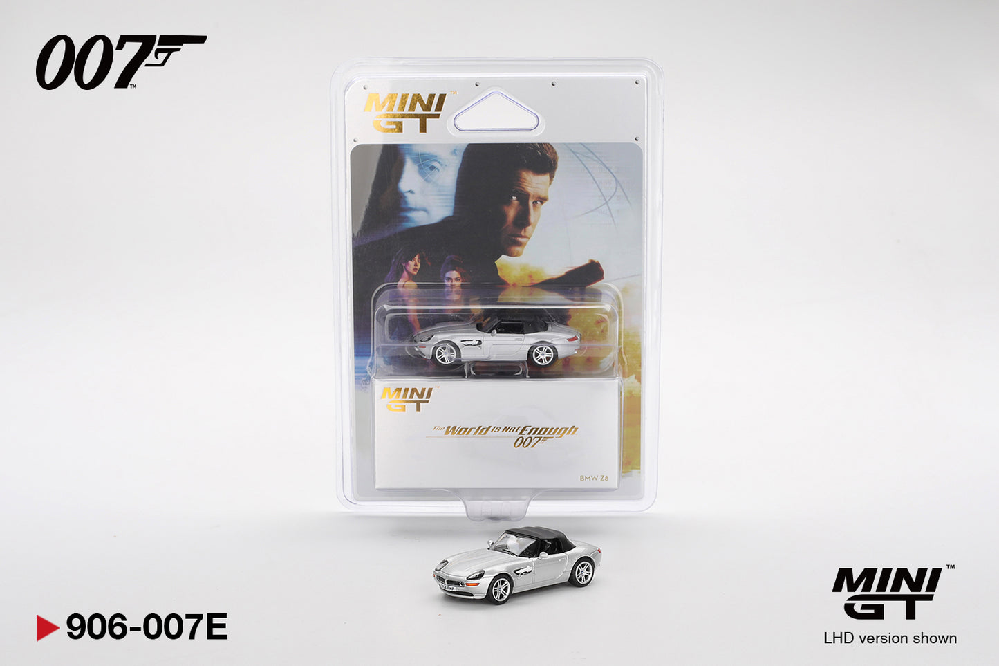 Mini GT 1/64 BMW Z8 "The World Is Not Enough" Silver - MGT00906-007E