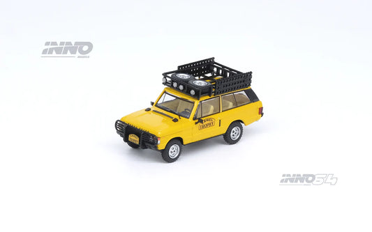Inno64 1/64 Range Rover Classic Camel Trophy 1982 Yellow
