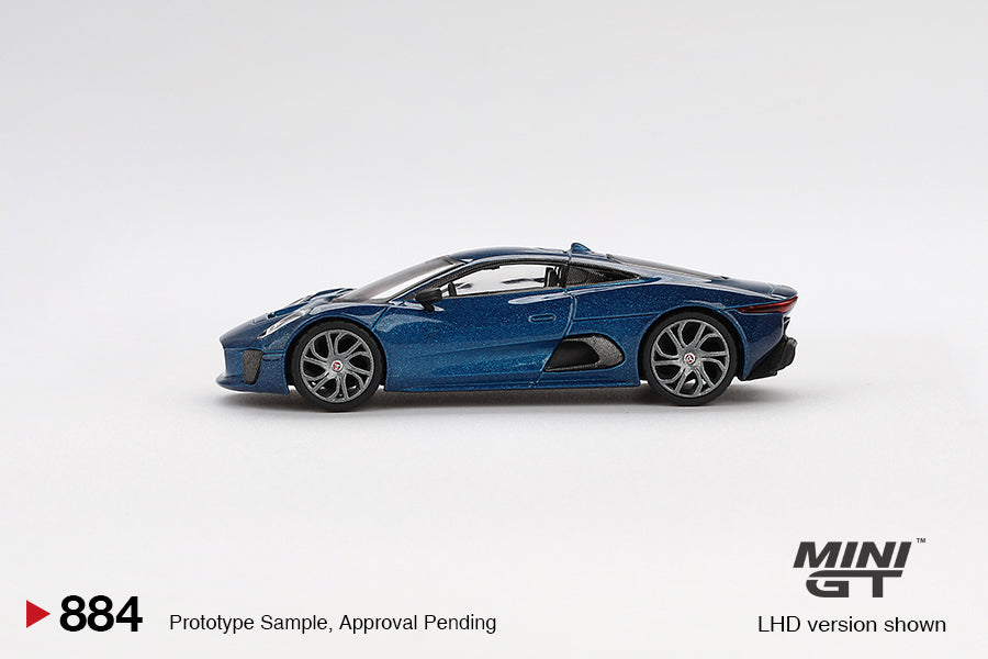 Mini GT 1/64 Jaguar C-X75 Blue