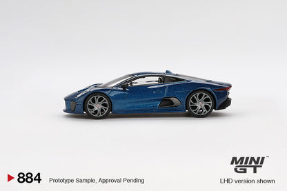 Mini GT 1/64 Jaguar C-X75 Blue