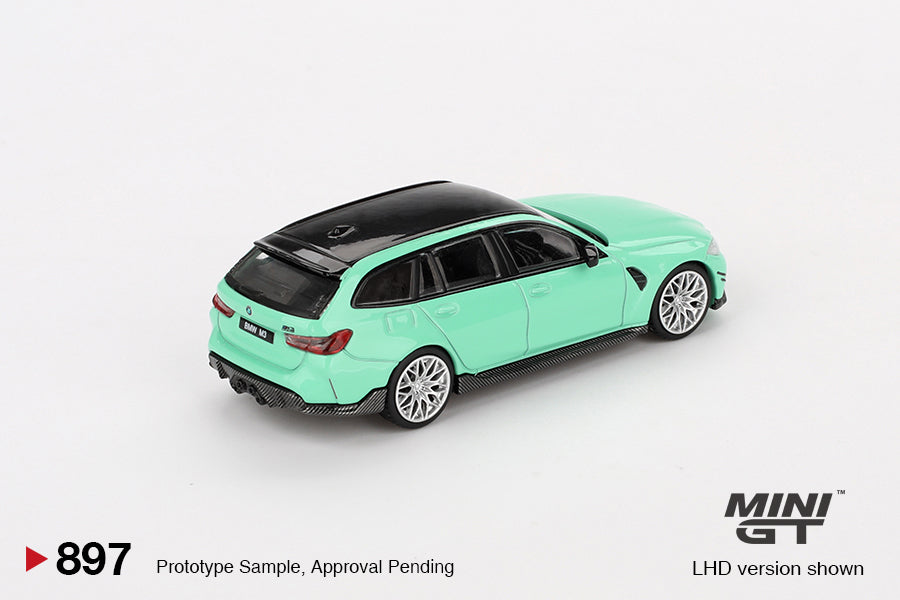 Mini GT 1/64 BMW M3 M Performance Touring Mint Green - MGT00897