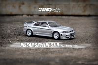 Inno64 1/64 Nissan Skyline GT-R (R33) Nismo 400R Sonic Silver
