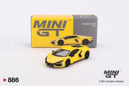 Mini GT 1/64 Lamborghini Revuelto Giallo Yellow - MGT00886