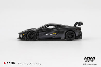 Mini GT 1/64 Chevrolet Corvette Z06 GT3.R Road America Test car Black - MGT01186