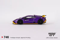 Mini GT 1/64 Lamborghini Huracán STO Viola Pasifae