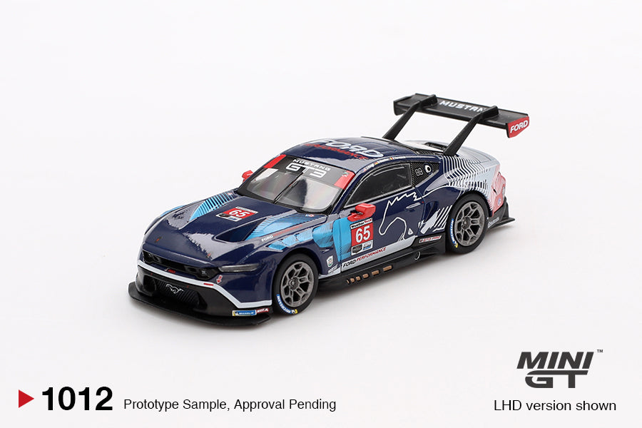 Mini GT 1/64 Ford Mustang GT3 #65 2024 IMSA Daytona 24 Hrs Ford Multimatic Motorsports Blue - MGT01012