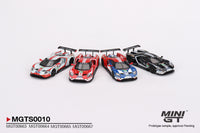 Mini GT 1/64 Ford GT LMGTE PRO 2019 24 Hrs of Le Mans Ford Chip Ganassi Team 4 Cars Set