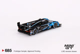 Mini GT 1/64 Acura ARX-06 GTP #10 No. 10 Konica Minolta Acura ARX-06 2023 IMSA Daytona 24 Hrs Blue & Black