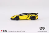 Mini GT 1/64 Lamborghini LB-Silhouette WORKS Aventador GT EVO Yellow