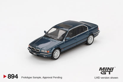 Mini GT 1/64 BMW 750IL Sorrento Blue Metallic - MGT00894