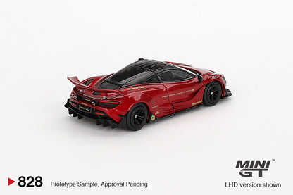 Mini GT 1/64 McLaren 720S LB★Works Gem Red - MGT00828