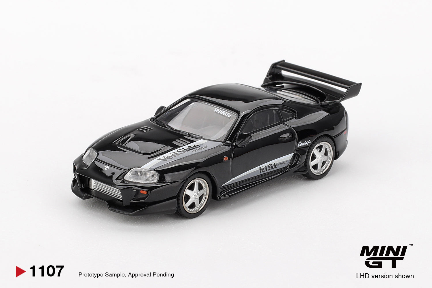 Mini GT 1/64 Toyota Supra VeilSide Combat V-II Black - MGT01107