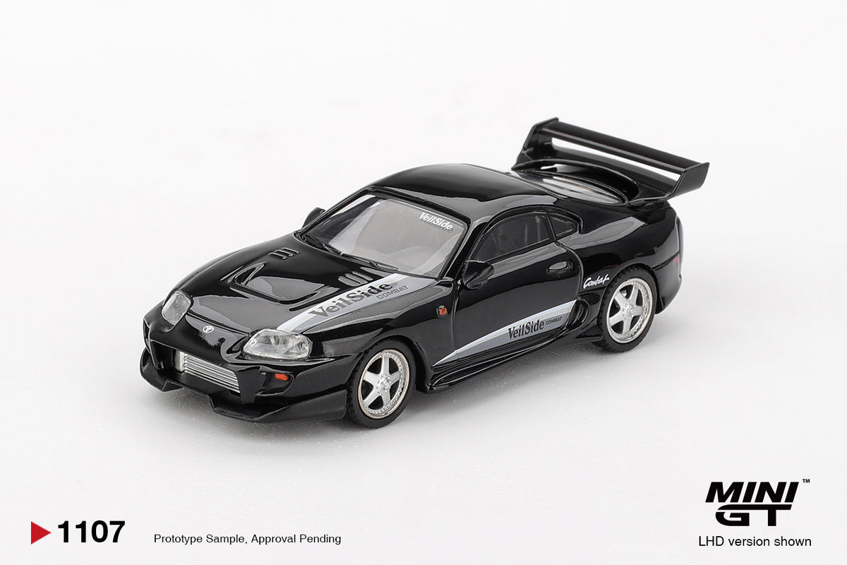 Mini GT 1/64 Toyota Supra VeilSide Combat V-II Black - MGT01107