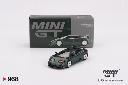 Mini GT 1/64 Bugatti EB110 GT Verde Scuro Green