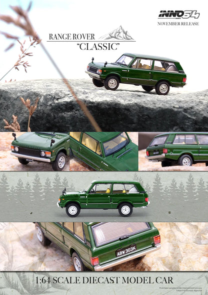 Inno64 1/64 1982 Range Rover Classic Lincoln Green