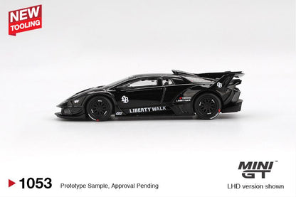 Mini GT 1/64 LB-Silhouette WORKS Lamborghini  MURCIELAGO GT Evo Black - MGT01053