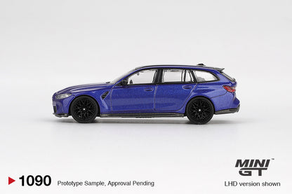 Mini GT 1/64 BMW M3 Competition Touring Portimao Blue Metallic MGT01090