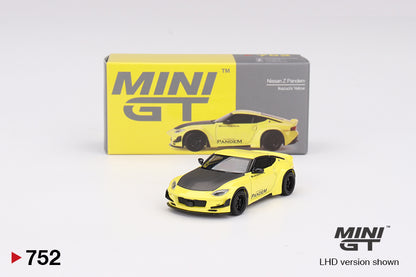 Mini GT 1/64 Nissan Fairlady Z Pandem Ikazuchi Yellow