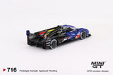 Mini GT 1/64 Cadillac V-Series.R #2 Cadillac Racing 2023 Le Mans 24 Hrs 3rd Place Blue & Black