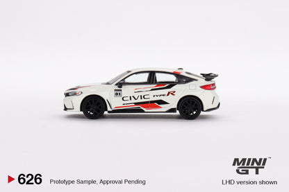 Mini GT 1/64 Honda Civic Type R 2023 Honda Thanks Day Vietnam White