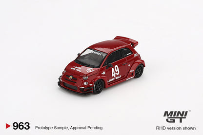 Mini GT 1/64 LB-WORKS x Abas Works ABARTH 595 Red