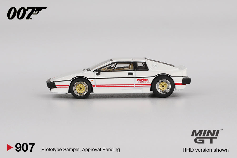 Mini GT 1/64 Lotus Esprit Turbo White "For Your Eyes Only" White - MGT00907-007E