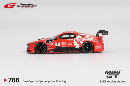 Mini GT 1/64 Honda NSX-GT "Type S" GT500 #8 "ARTA MUGEN NSX-GT " ARTA 2023 SUPER GT Series Red & White - MGT00786-BL