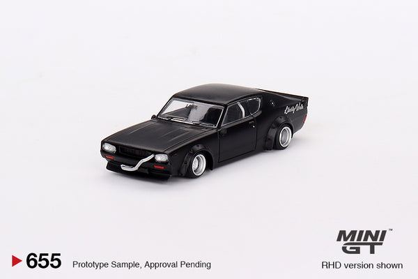 Mini GT 1/64 Nissan Skyline Kenmeri Liberty Walk Matt Black