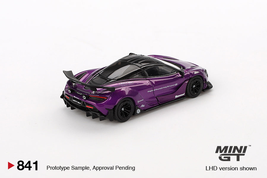 Mini GT 1/64 McLaren 720S LB★Works Purple - MGT00841 - Damaged Box