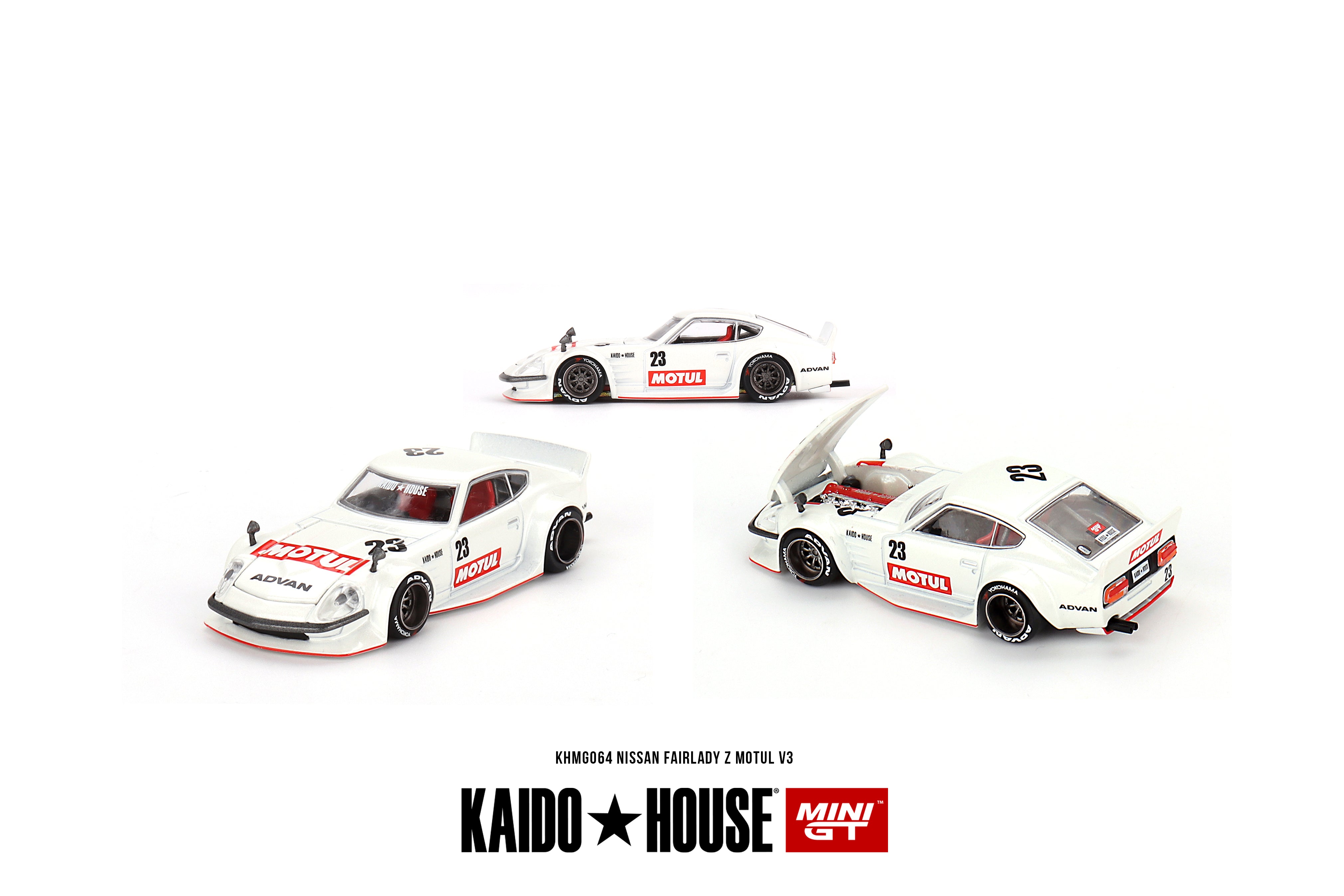 Kaido House x Mini GT 1/64 Datsun KAIDO Fairlady Z MOTUL V3