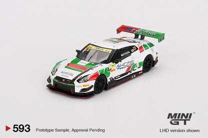 Mini GT 1/64 Nissan GT-R NISMO GT3 #23 KCMG 2018 FIA GT World Cup Macau White