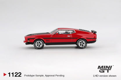 Mini GT 1/64 Ford Mustang Mach1 1971 Race Red - MGT01122