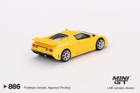Mini GT 1/64 Bugatti EB110 Super Sport Giallo Bugatti Yellow