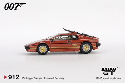 Mini GT 1/64 Lotus Esprit Turbo Copper Fire Metallic "For Your Eyes Only" Japanese Blister Packaging Orange - MGT00912-007J