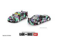 Mini GT x Kaido House 1/64 Nissan Skyline GT-R (R33) HKS V1 Green - Damaged Box